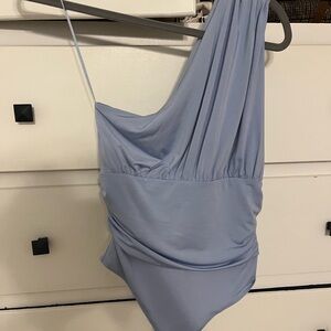 Express Women’s Light Blue Bodysuit